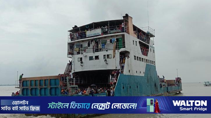 পাটুরিয়ায় বেড়েছে যানবাহনের চাপ, তবুও স্বস্তি 