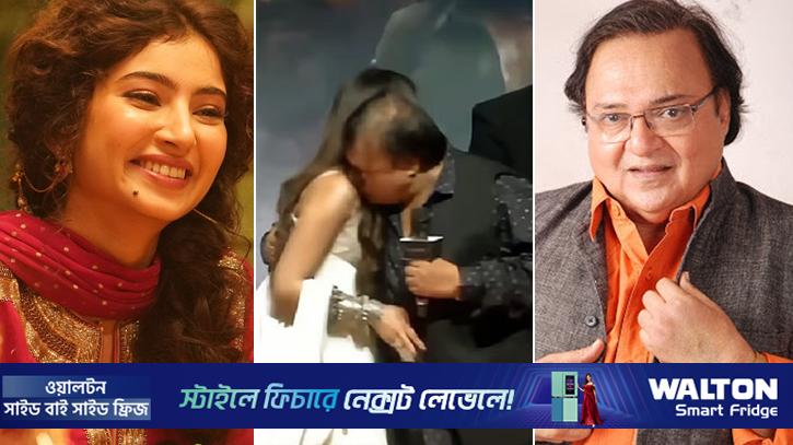 সারার খোলা কাঁধে চুম্বন: বিতর্কের মুখে নীরবতা ভাঙলেন অভিনেতা