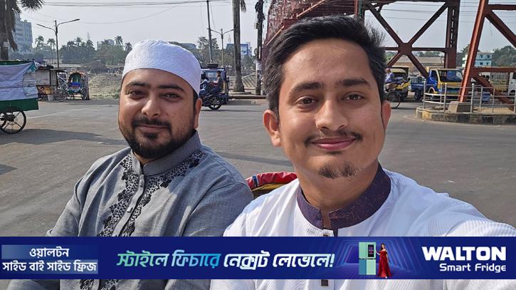 রিকশায় সিলেট ঘুরলেন নাহিদ-সারজিস