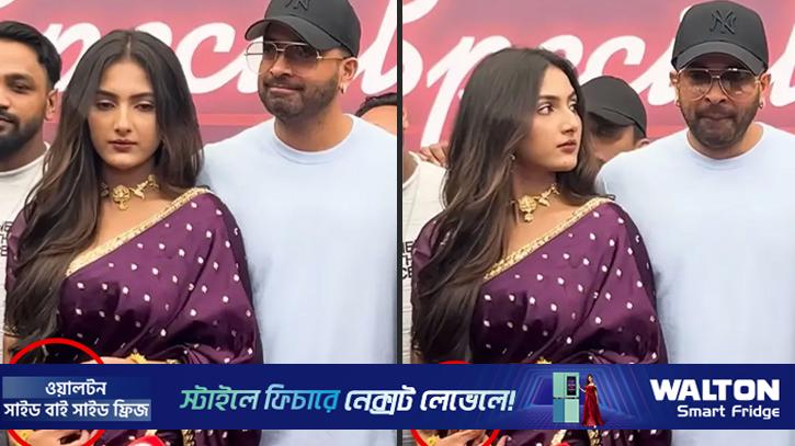 ‘আমি কি বাচ্চা?’— শাকিবের ‘ব্যাড টাচ’ বিতর্কে জ্যোতির্ময়ী 