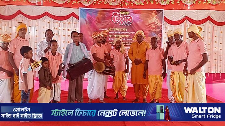 ফাগুয়া উৎসবে মাতোয়ারা চা শ্রমিকরা