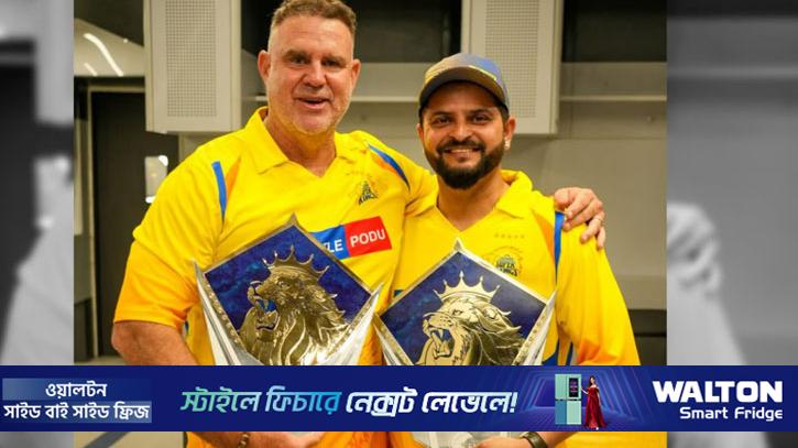 চেন্নাইয়ের প্রথম ‘হল অব ফেমে’ রায়না-হেইডেন