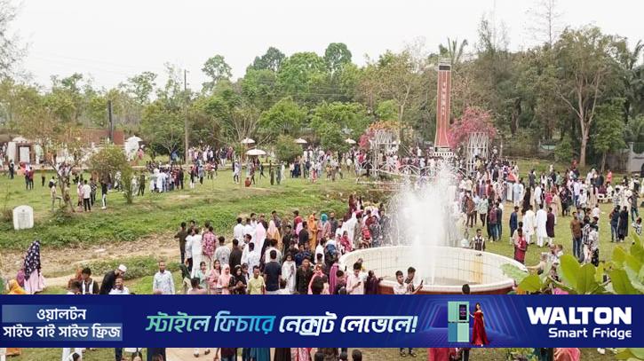 ঈদের তৃতীয় দিনেও পর্যটকে মুখর ছিল মৌলভীবাজার