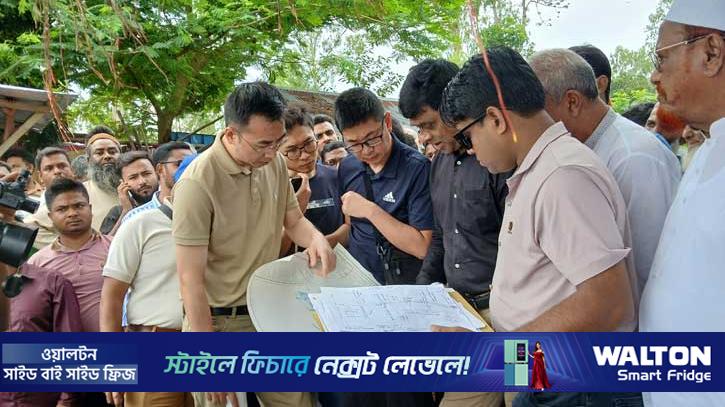 কুড়িগ্রামে সেতু নির্মাণের সম্ভাব্যতা যাচাইয়ে চীনা প্রতিনিধি দল
