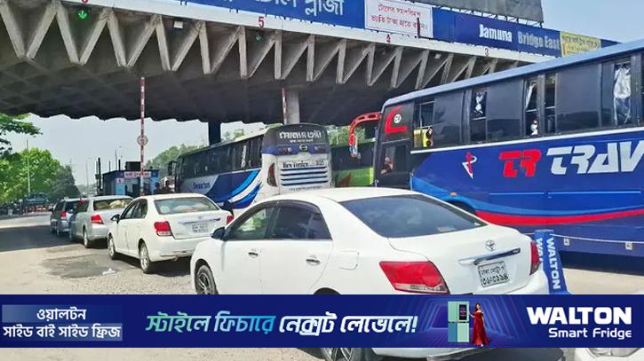 যমুনা সেতুতে ২৪ ঘণ্টায় ৫৩ হাজার যানবাহন পারাপার, টোল ৩ কোটি ৬৮ লাখ টাকা