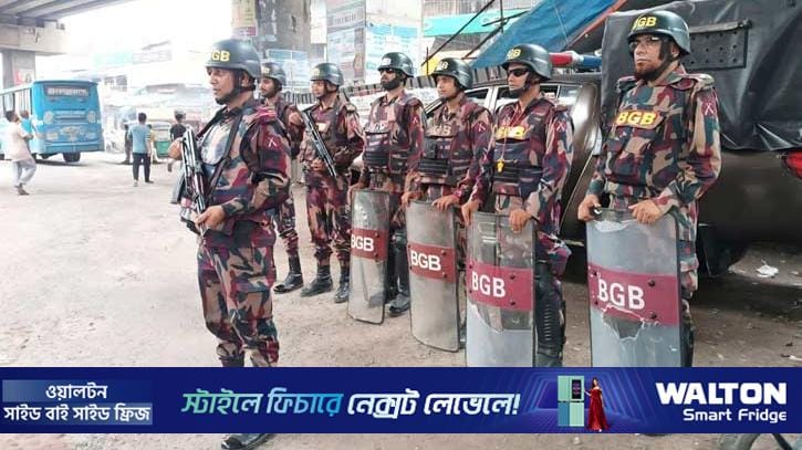ঈদযাত্রা স্বস্তিদায়ক করতে গাজীপুর মহাসড়কে বিজিবি মোতায়েন
