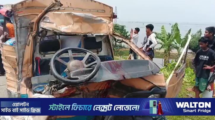 সুনামগঞ্জে বাস-লেগুনা সংঘর্ষে নিহত ২